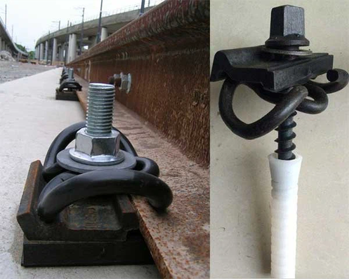 Rail Clip with Elastic Feature Rail Clip with Elastic Feature